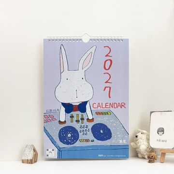 預購Bibiana小姐畫的| 2027年小掛曆 | 兔子的日常  來點音樂吧
