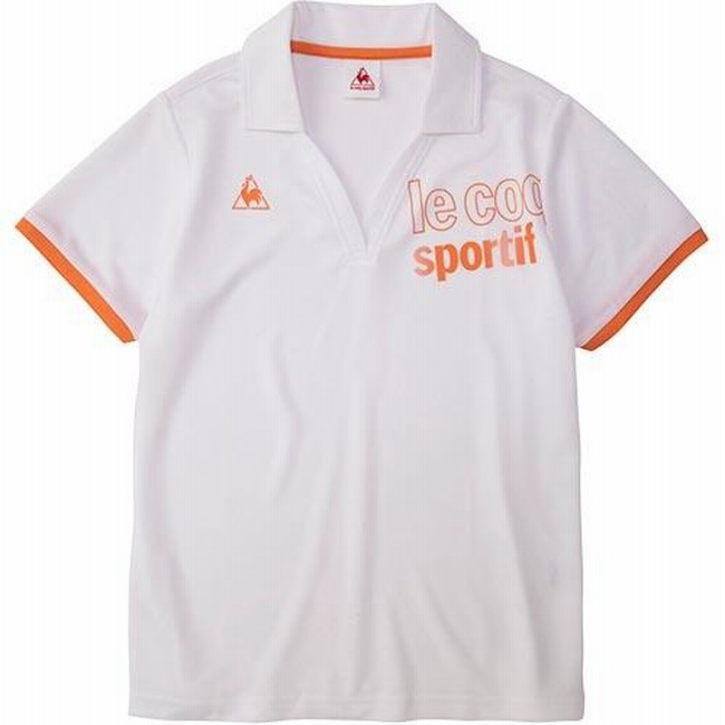 ルコック スポルティフ Le Coq Sportif 半袖スキッパーポロシャツ Qmwpja44 Wht ホワイト レディース トップス スポーツ トレーニング カジュアル ポロシャツ 通販 Lineポイント最大0 5 Get Lineショッピング