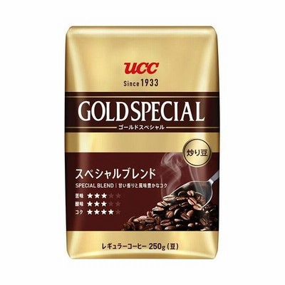 UCC 炒り豆ゴールドスペシャル スペシャルブレンド 250g×6袋入｜ 送料無料