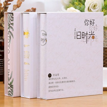✨免運可開發票#相冊影集6寸過塑200張紀念冊傢庭相冊本插頁式盒裝大容量大5寸7寸