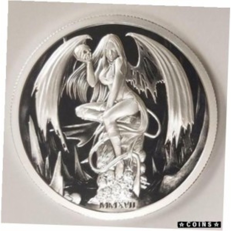 アンティークコイン 2017 Temptation Of The Succubus 2 oz .999