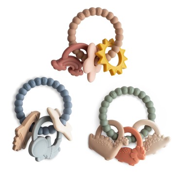 美國 Mushie 玩具環固齒器(多款可選)
