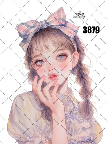 original sticker no.3879 人物貼紙 原創貼紙 原創人物貼紙 裝飾貼紙 cotton melody