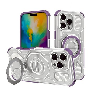 殲20系列 磨砂透明支架手機殼 適用 蘋果 iPhone 17 16 15 Pro Max手機殼 軍事級防摔全包保護殼