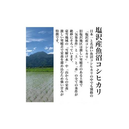 ふるさと納税 新潟県 新潟県塩沢産コシヒカリ そのまんま真空パック 900ｇ×6袋