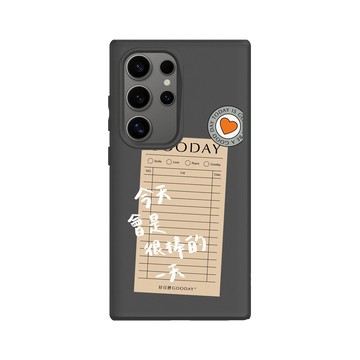 Galaxy S24 Ultra SolidSuit 黑 - 好日曆 GOODAY (星期安有限公司) - 好日子筆記(白字款)