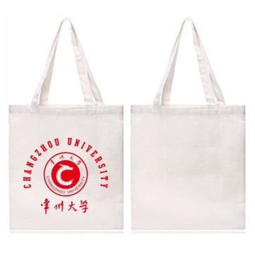 常州大學紀念品常大CCZU購物袋帆布包紀念品環保袋中號拉鏈款DIY