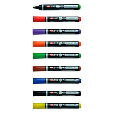 【文具通】利百代910B嘜克筆8色組 長方尖909B A1050441【APP滿額下單4%點數(單一帳號最高1500點)】5/31止