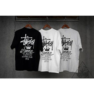 【HYDRA】Stussy Summer Classic Tee 皇冠 草寫 字體 短T【SUY138】
