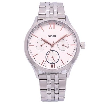 FOSSIL 美國最受歡迎頂尖運動時尚三眼造型女性腕錶-白面-BQ2468W
