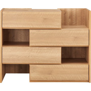 ◎矮整理衣櫃 SC-001 80LC LBR NITORI宜得利家居