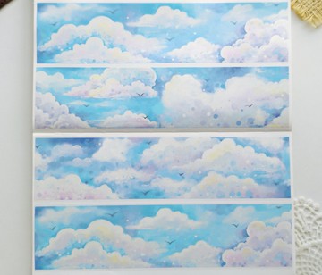 晴空白雲 PET 紙膠帶 5米卷