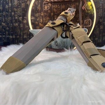 【臺灣熱銷】M10戶外軍刀刀具防身刀戰術刀開刃刀荒野求生刀收藏多功能野營刀