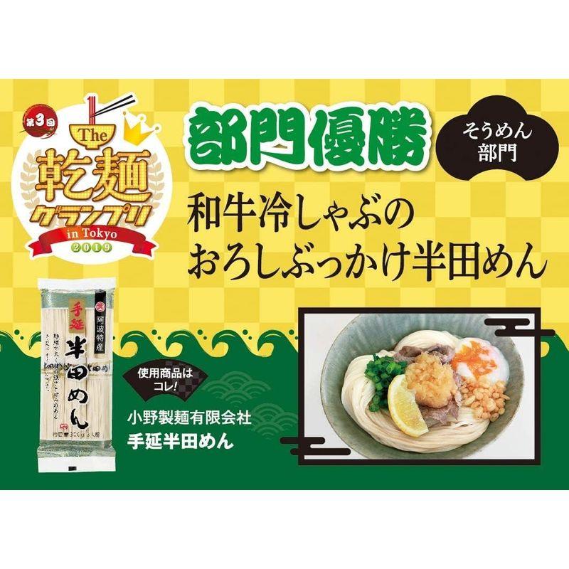 食品 小野製麺 阿波特産 手延半田めん 300g×10個