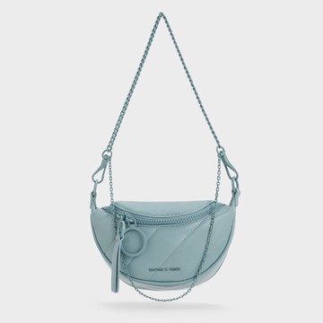 Philomena 鍊條半月斜背包