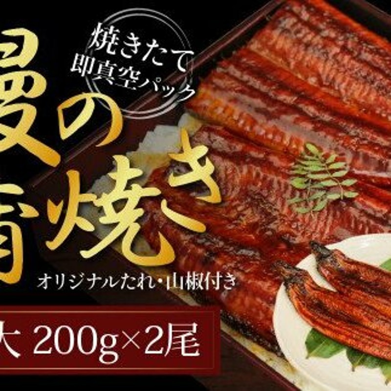 コロナ緊急支援 人気惣菜 本気の高知ブランド鰻「西岡うなぎ」～特上（特大サイズ）～うなぎの蒲焼き2尾セット（約400g）タレ・山椒付き｜ウナギ 国産  特産品 高知県産 土佐 食べて応援 蒲焼 焼きたて 通販 LINEポイント最大2.5%GET | LINEショッピング