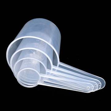 【TTFF】PP量杯四件套垂釣魚餌刻度量勺配餌勺杯4個裝漁具配件工具現貨批發