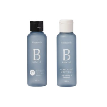 【新客洗沐組】S1薰衣草迷迭香豐盈洗髮露100ml+薰衣草洋甘菊舒緩沐浴露100ml
