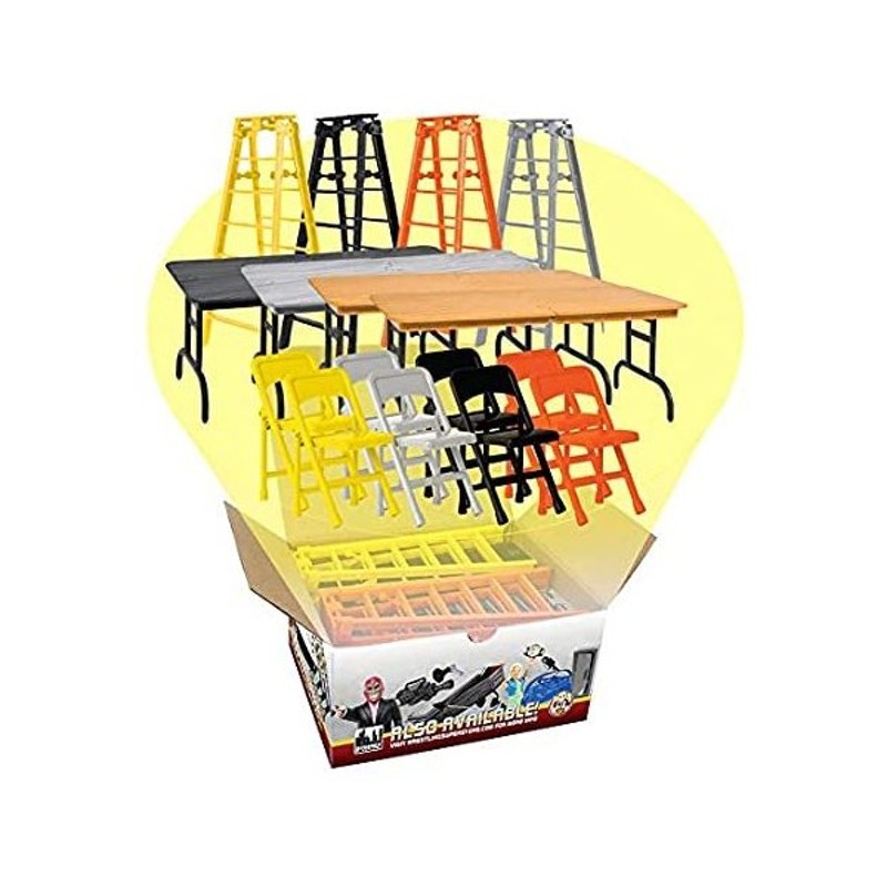 Complete Set of All 4 Ultimate Ladder, Table  Chairs Playsets for Wrestlin  並行輸入品 通販 LINEポイント最大0.5%GET | LINEショッピング