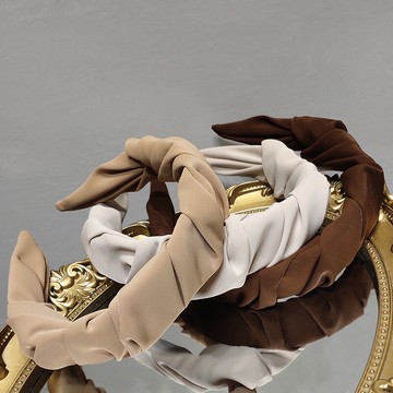 褶皺發箍女寬邊頭箍發卡發帶網紅年新款夏季薄款增高顱頂