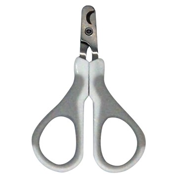 Biseau 斜角45度貓咪指甲剪 9.6x6.5x1.5cm ABS+不鏽鋼  灰色  1個