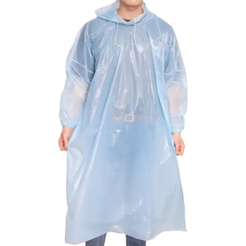 OMAX 成人加厚防沾黏輕便雨衣 152-180公分適用  顏色隨機  1組