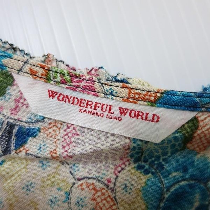 spc ワンダフルワールド WONDERFUL WORLD ワンピース 和柄 花柄 
