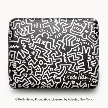 Stockholm V2 Large RFID安全防盜鋁製錢包 橘色