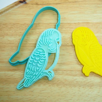 虎皮鸚鵡 C 型側身曲奇型