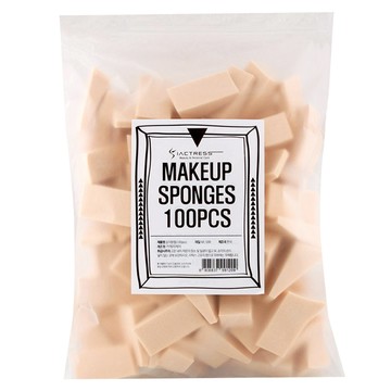 SIACTRESS Kimera J 三角化妝海綿 100入 規格: 2.3x2x4.5公分  膚色  1組