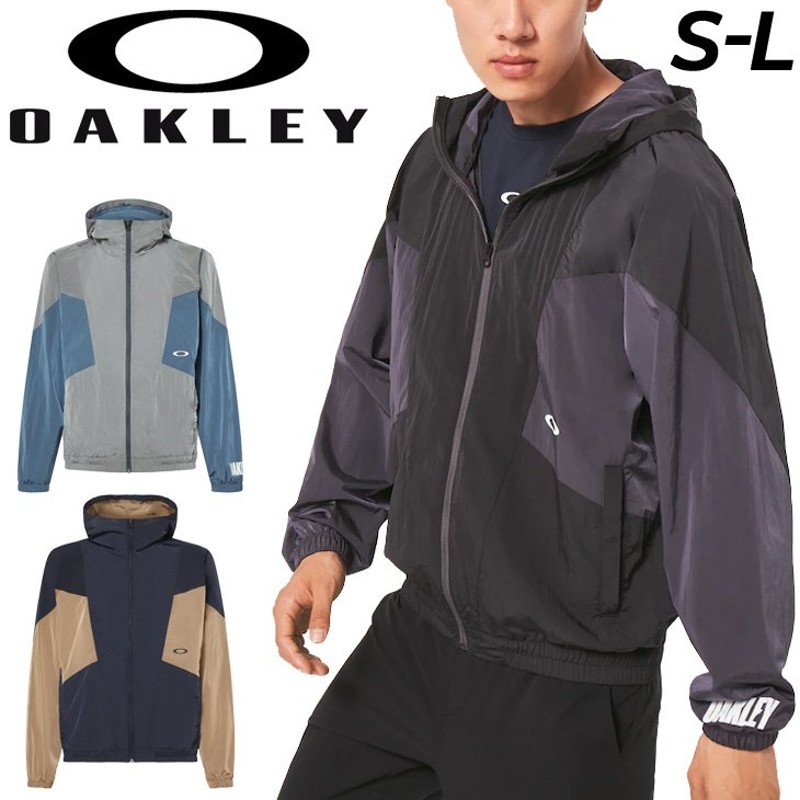 ウィンドブレーカー メンズ アウター オークリー OAKLEY/フーディ ジャケット スポーツウェア 撥水 防風 UVカット トレーニング  フィットネス 男性 /FOA404103 通販 LINEポイント最大0.5%GET | LINEショッピング