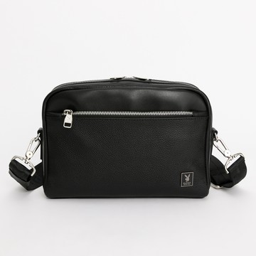 PLAYBOY-斜背包 Macho系列 -黑色(141-0302-09-7)