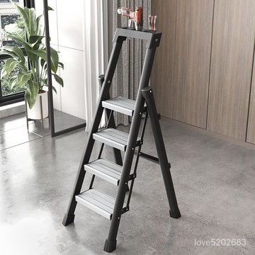 宅配免運😊梯子人字傢用加厚加粗折疊梯鋁閤金特厚樓梯伸縮多功能室內梯 梯子 工具梯