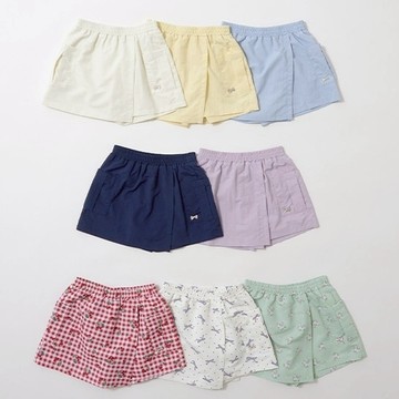 petit main 品牌旗艦店 童裝【防潑水】荷葉裙造型包裙褲【LM】【日本直接出貨】