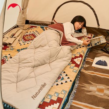 Naturehike挪客單人棉睡袋成人戶外露營午休保暖可拼接便攜被子