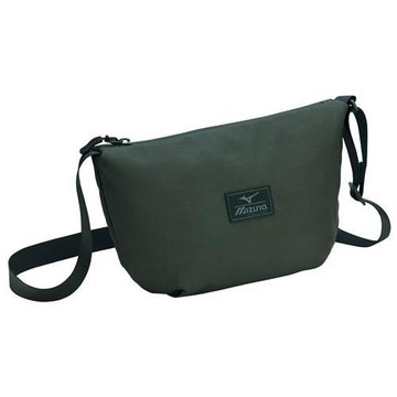 Mizuno 美津濃 斜背包 水餃包 台灣製 墨綠 D3TDC50738
