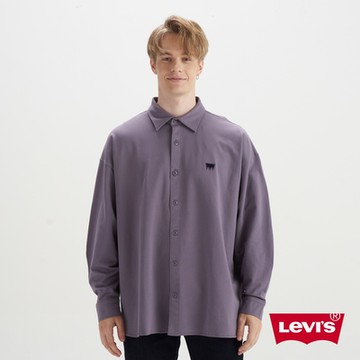 Levi s Skateboarding滑板系列 男款寬鬆版襯衫式外套 熱賣單品