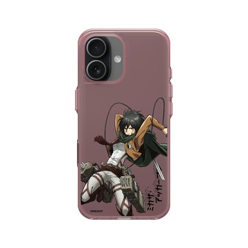 iPhone 17 Clear (相機按鈕) 晶醺玫 - 進擊的巨人 Attack On Titan - S2&S3 - 米卡莎