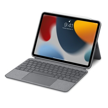 Logitech Combo Touch 鍵盤保護殼具備觸控式軌跡板，適用於 iPad Pro 11 吋 (第 4 代)