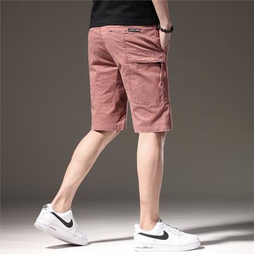 貴色2025夏季薄款休閑短褲男潮牌直筒寬松工裝五分褲韓版5分中褲