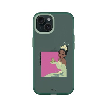 iPhone 15 Clear 憂墨綠 - 迪士尼-公主系列 Disney Princess - 公主專屬系列-公主與青蛙 蒂安娜