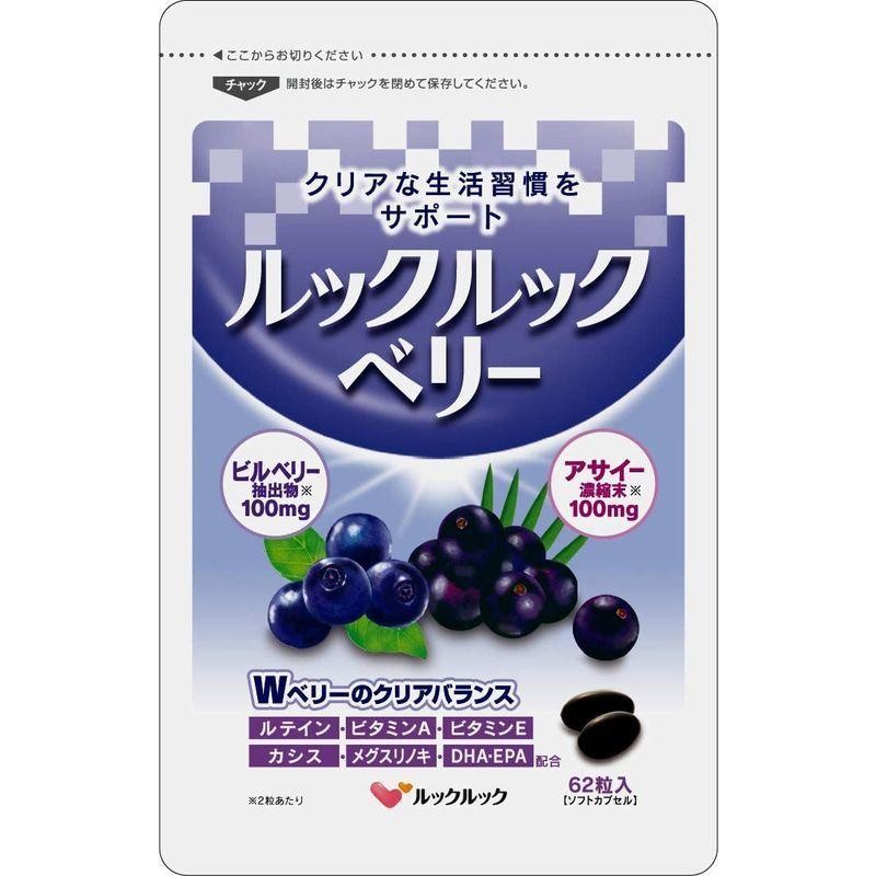 2020最新型 高品質 送料無料 6個セット アサイーベリー DHA入り 60粒