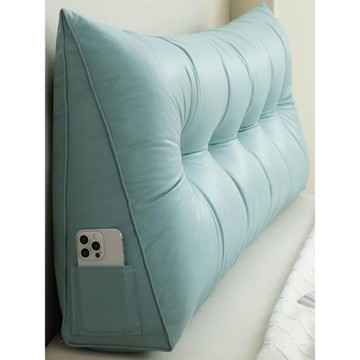 科技布三角形無床頭靠墊大靠背床上榻榻米沙發軟包輕奢靠枕可拆洗