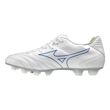 Mizuno 美津濃 袋鼠皮 頂級成人足球釘鞋 P1GA222725  白色 + 藍色  26cm