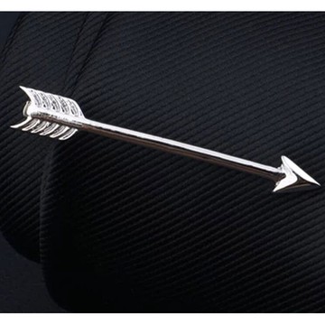 台灣現貨 優質銅銀色劍領帶夾 劍 造型領帶夾 銀色劍 愛神邱比特  情人節 禮物 領帶夾