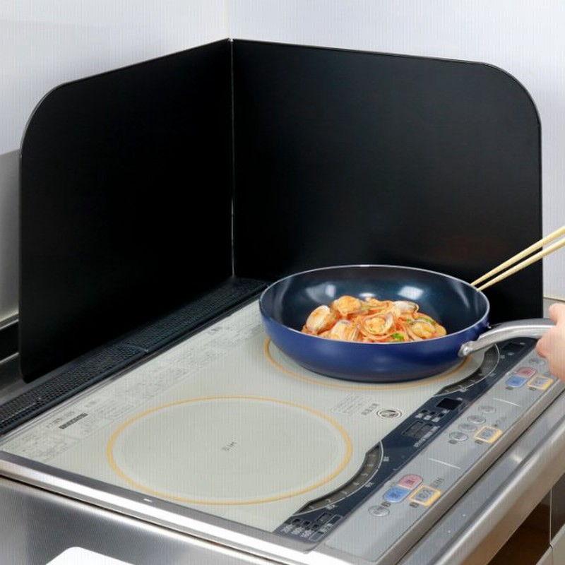 レンジガード L型 フッ素加工コーティング システムキッチンガード （ コンロガード コンロカバー コンロ用カバー 油はね ガード ） 通販  LINEポイント最大GET | LINEショッピング