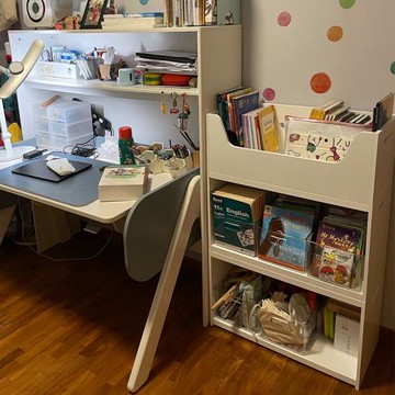 長55CM飄窗收納柜零食柜多層玩具柜臥室床頭儲物柜簡約移動書架