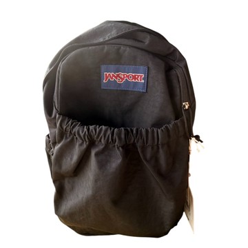 〔優選特惠〕 JANSPORT 後背包 經典黑 雙側袋背包 大容量雙肩書包 -SLOUCH PACK/ JS0A85NV