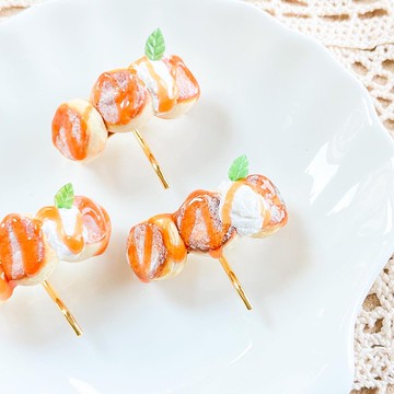 【日式】咖啡店 | 疏乎厘髮插髮夾 | 食物飾物 | 微縮飾物