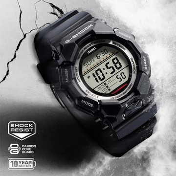 CASIO 卡西歐 G-SHOCK 10年電力 大螢幕電子錶 學生錶 夏日煥新提案 送禮推薦 GD-010-1